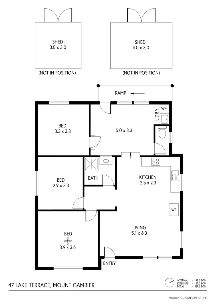 Floorplan of Homely house listing, 47 Lake Terrace East, Mount Gambier SA 5290