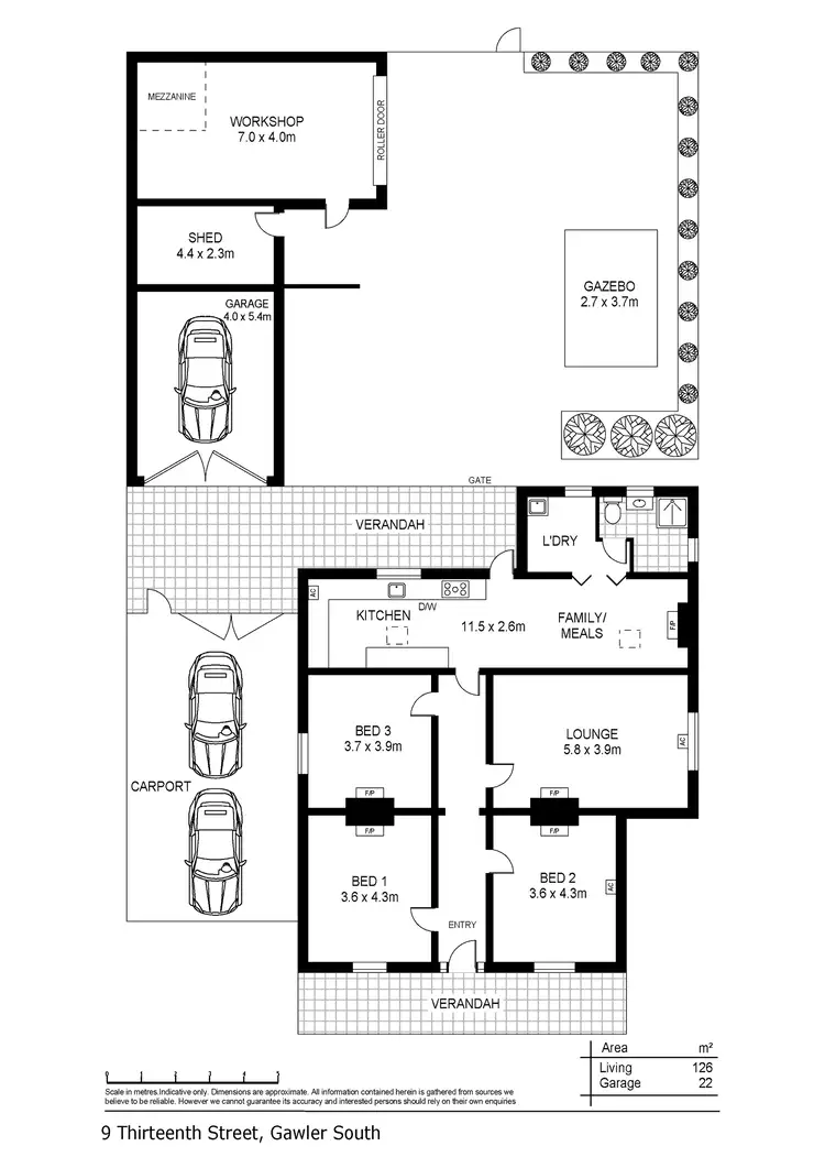 Floorplan of Homely house listing, 9 Thirteenth Street, Gawler South SA 5118