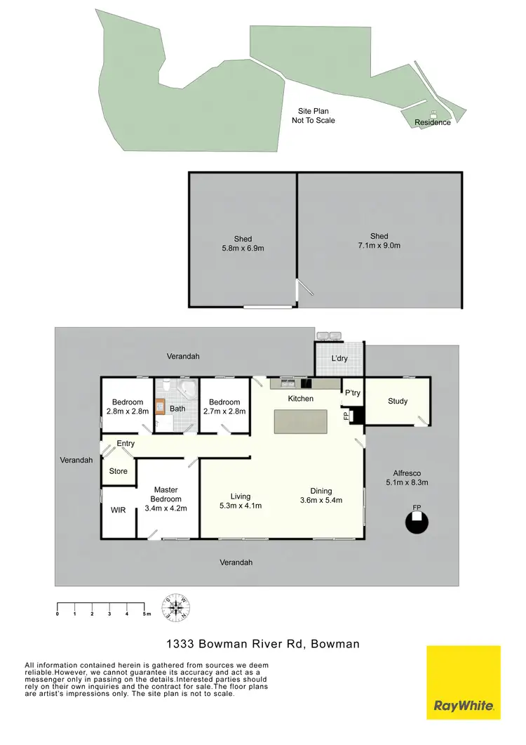 Floorplan of Homely rural property listing, 1333 Bowman River Road, Gloucester NSW 2422
