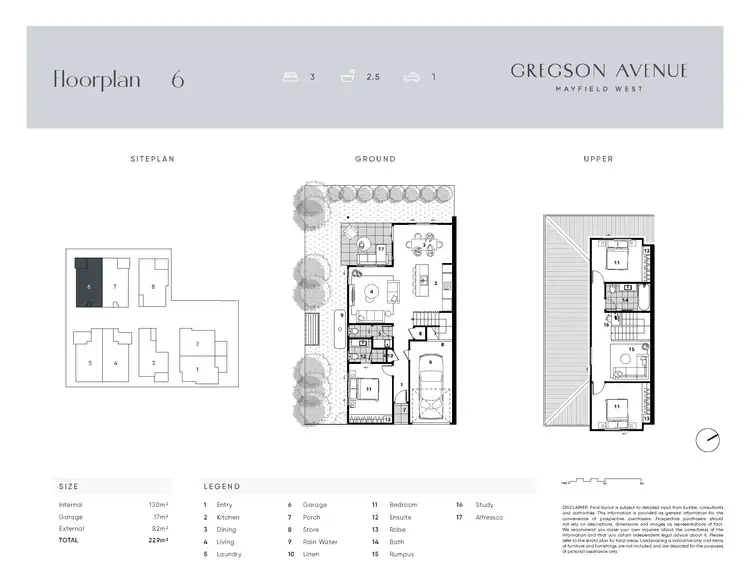 Floorplan of Homely townhouse listing, 6/16 Gregson Avenue, Mayfield NSW 2304