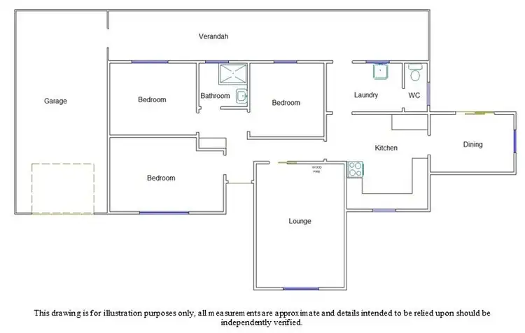 Floorplan of Homely house listing, 16 High Street, Bordertown SA 5268