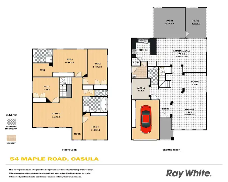 Floorplan of Homely house listing, 54 Maple Road, Casula NSW 2170
