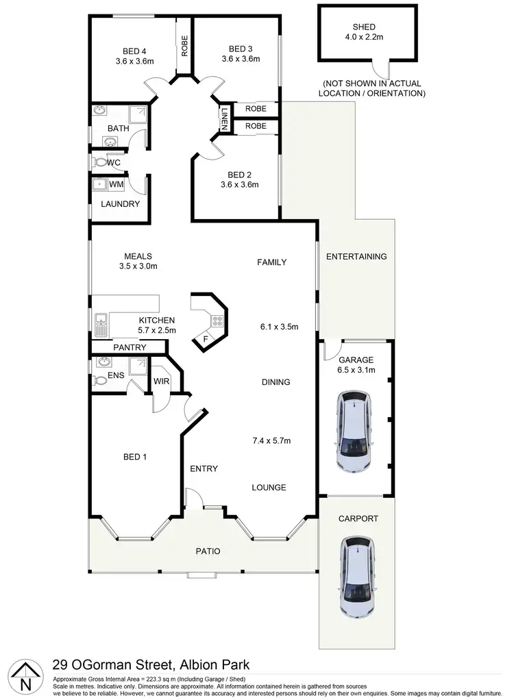 Floorplan of Homely house listing, 29 O'Gorman Street, Albion Park NSW 2527