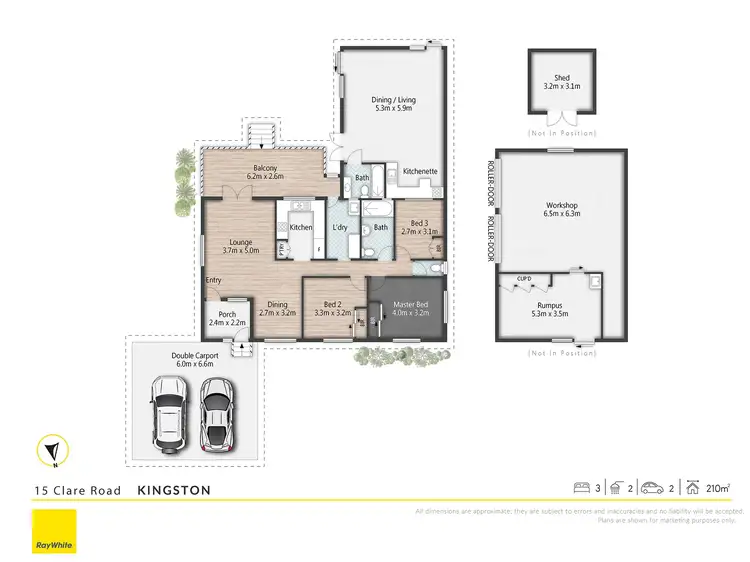 Floorplan of Homely house listing, 15 Clare Road, Kingston QLD 4114