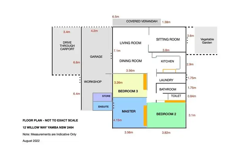 Floorplan of Homely house listing, 12 Willow Way, Yamba NSW 2464
