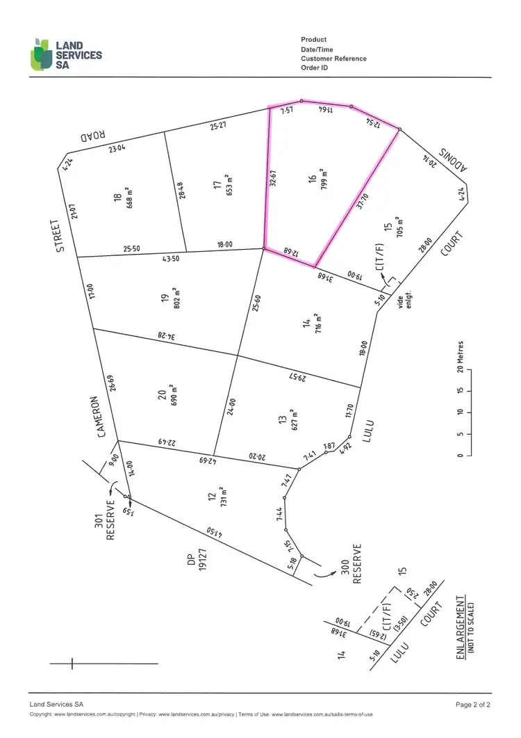 Floorplan of Homely land listing, 9 Adonis Road, Port Vincent SA 5581