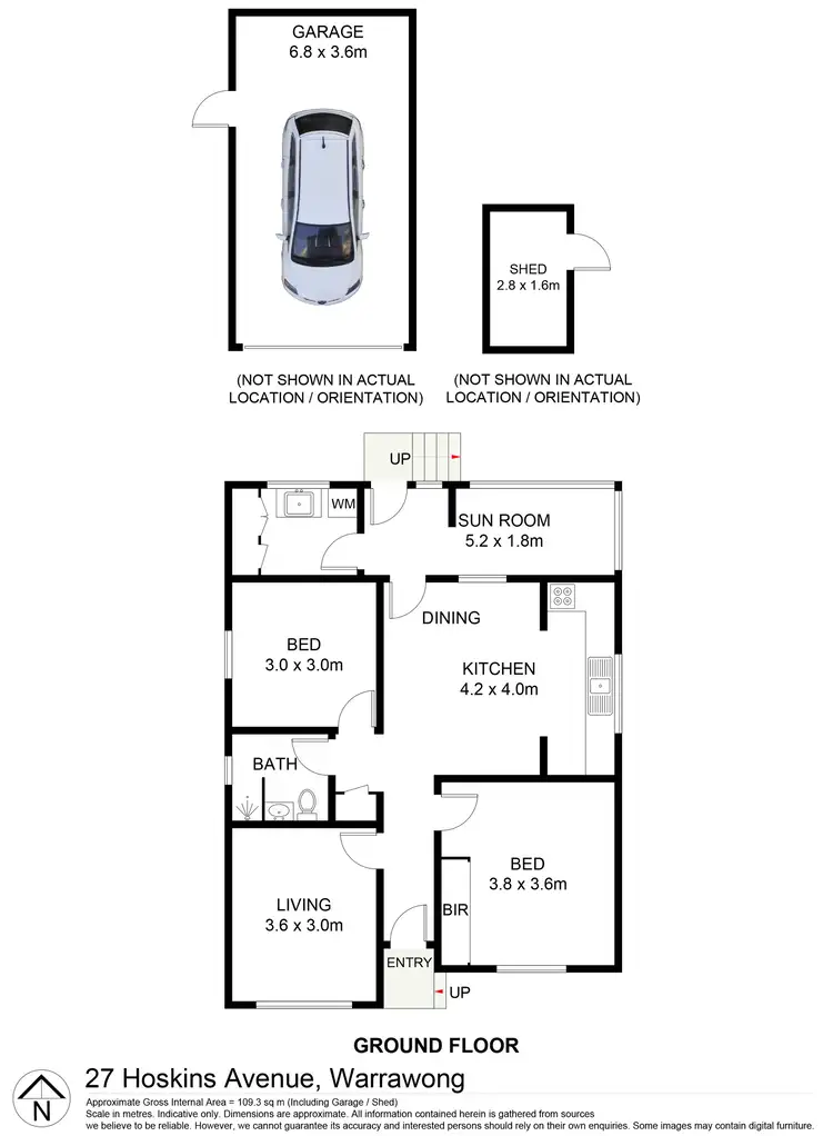 Floorplan of Homely house listing, 27 Hoskins Avenue, Warrawong NSW 2502