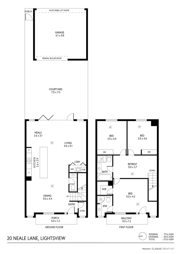 Floorplan of Homely house listing, 20 Neale Lane, Lightsview SA 5085