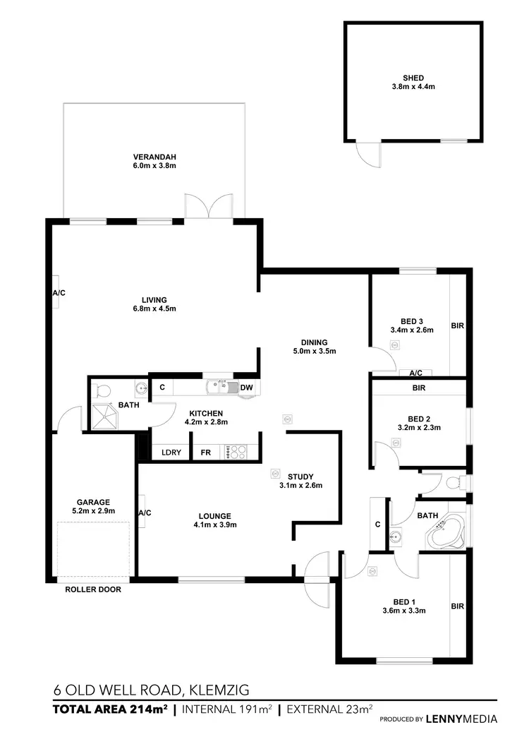 Floorplan of Homely house listing, 6 Old Well Road, Klemzig SA 5087