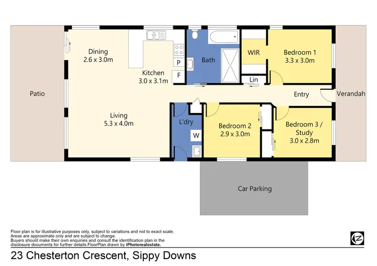 Floorplan of Homely house listing, 23 Chesterton Crescent, Sippy Downs QLD 4556