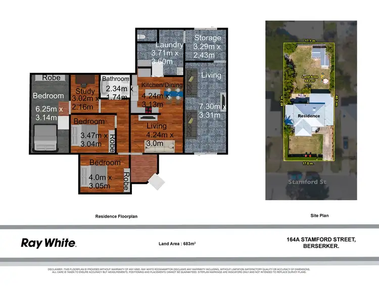 Floorplan of Homely house listing, 164A Stamford Street, Berserker QLD 4701