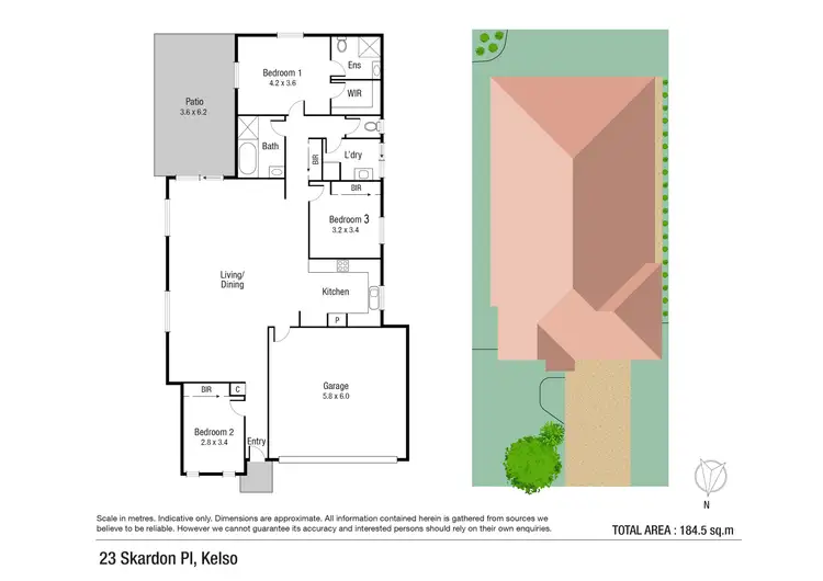 Floorplan of Homely house listing, 23 Skardon Place, Kelso QLD 4815