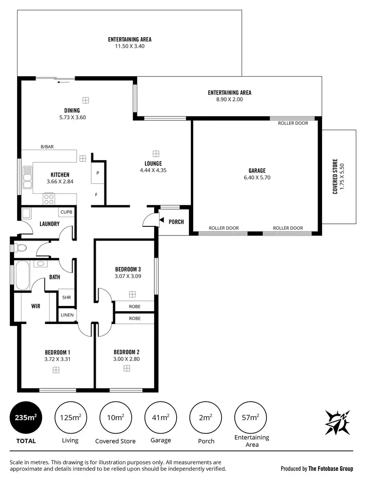 Floorplan of Homely house listing, 12 Madeline Court, Burton SA 5110