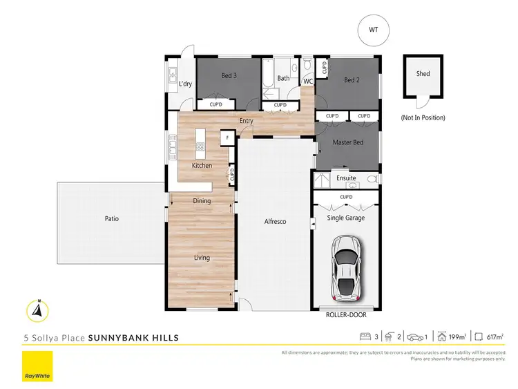 Floorplan of Homely house listing, 5 Sollya Place, Sunnybank Hills QLD 4109