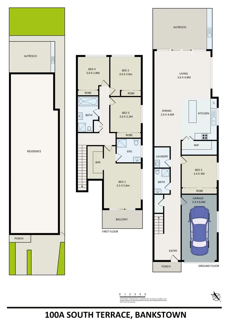Floorplan of Homely house listing, 100A South Terrace, Bankstown NSW 2200