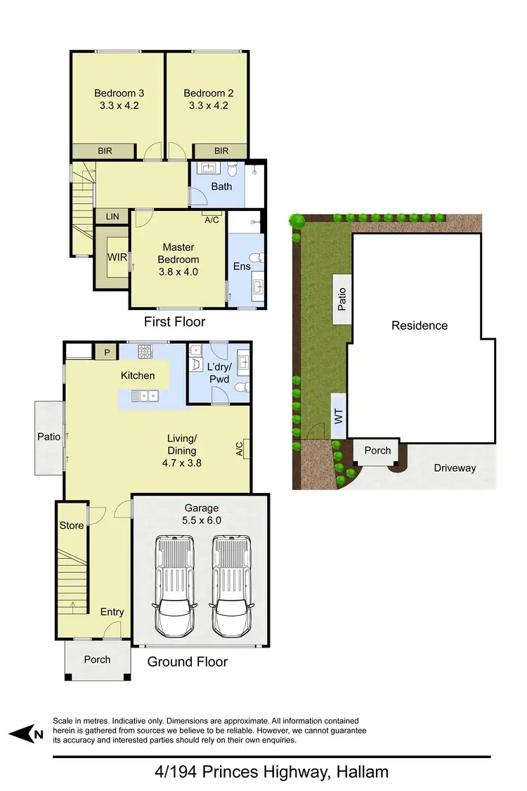 Floorplan of Homely townhouse listing, 4/194 Princes Highway, Hallam VIC 3803