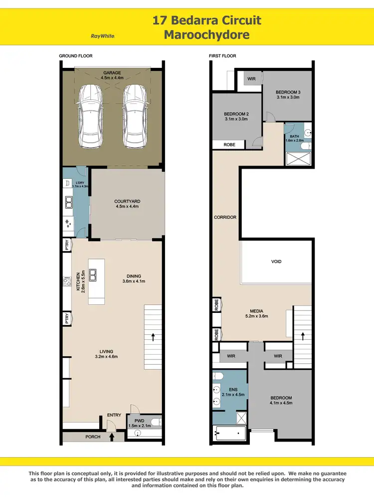 Floorplan of Homely house listing, 17 Bedarra Circuit, Maroochydore QLD 4558