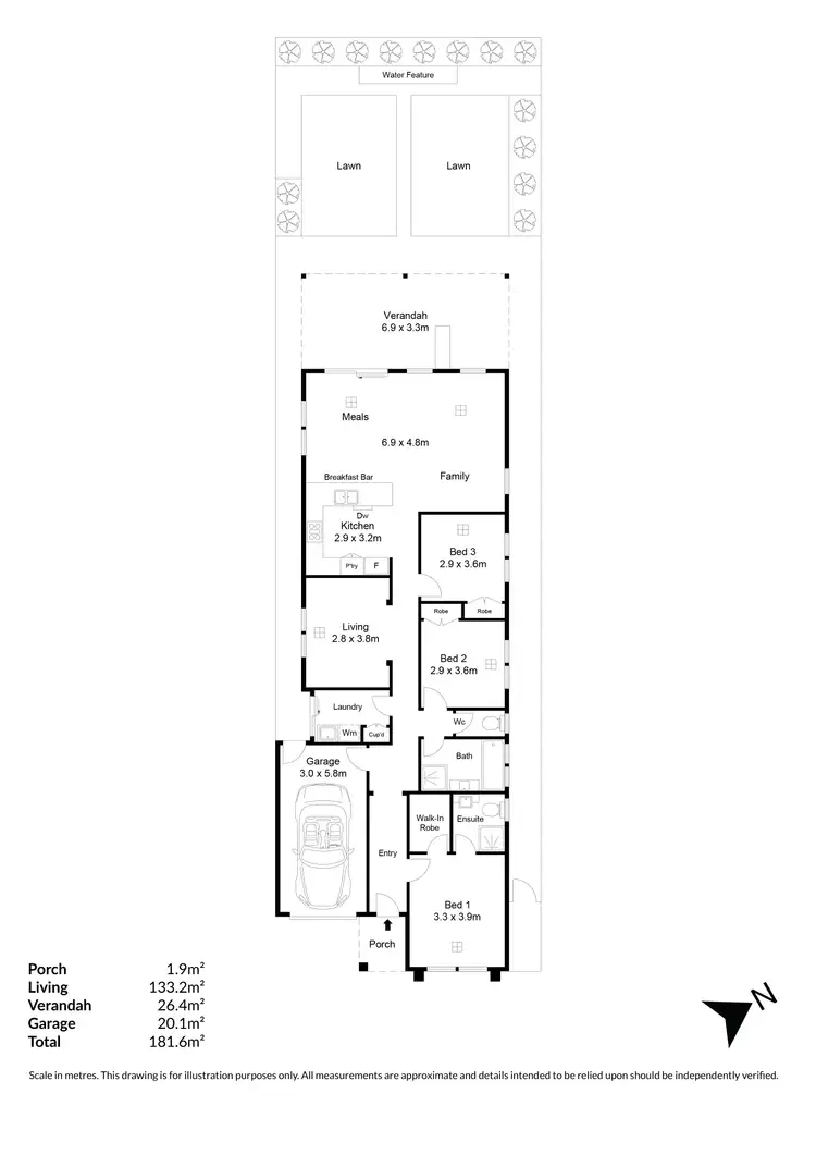 Floorplan of Homely house listing, 12A Thompson Avenue, Northfield SA 5085