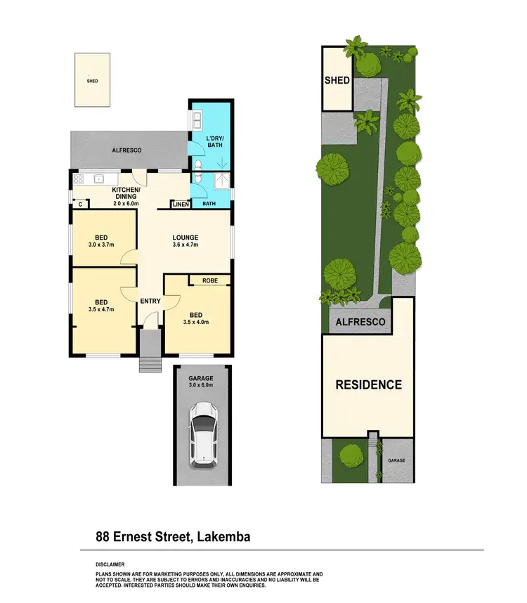 Floorplan of Homely house listing, 88 ERNEST Street, Lakemba NSW 2195