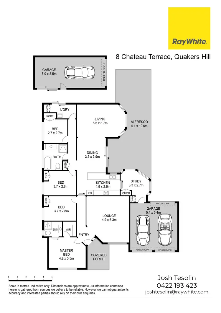 Floorplan of Homely house listing, 8 Chateau Terrace, Quakers Hill NSW 2763