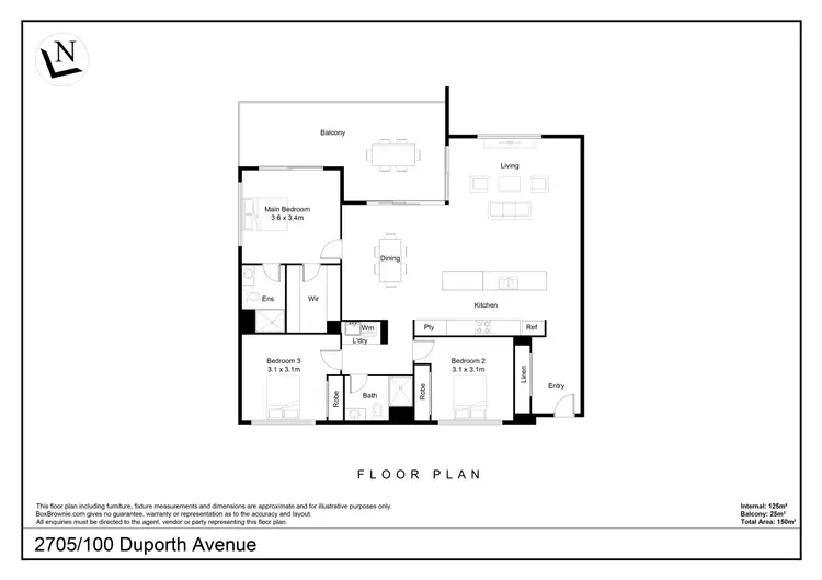 Floorplan of Homely unit listing, 2705/100 Duporth Avenue, Maroochydore QLD 4558
