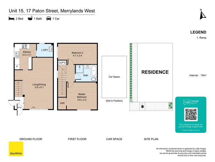 Floorplan of Homely townhouse listing, 15/17-21 Paton Street, Merrylands West NSW 2160