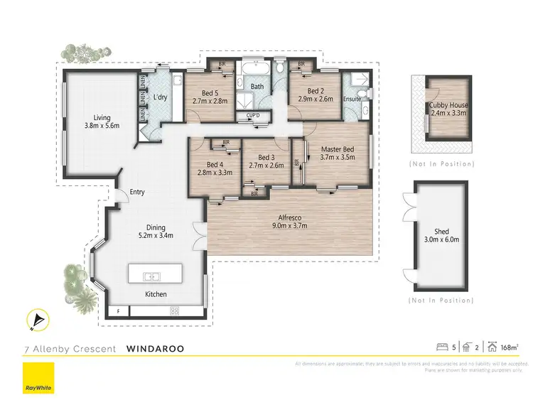 Floorplan of Homely house listing, 7 Allenby Crescent, Windaroo QLD 4207