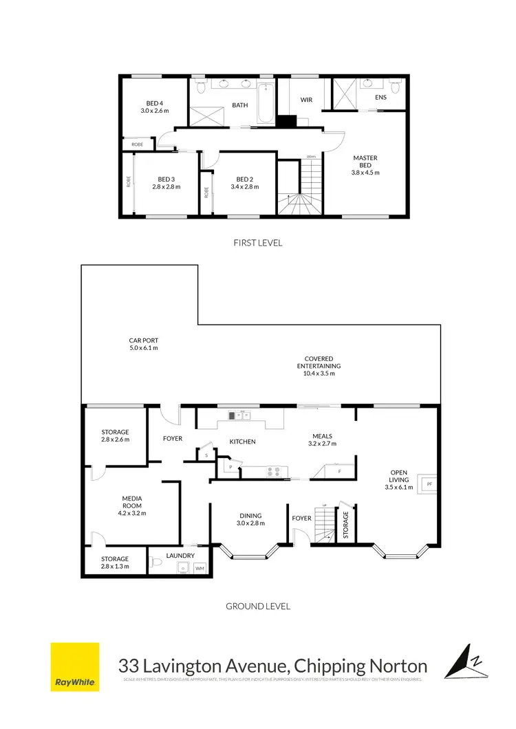 Floorplan of Homely house listing, 33 Lavington Avenue, Chipping Norton NSW 2170