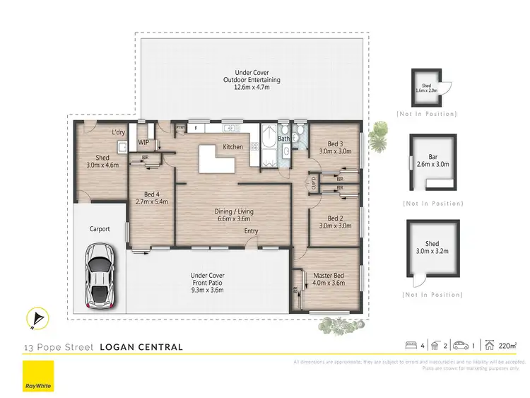 Floorplan of Homely house listing, 13 Pope Street, Logan Central QLD 4114