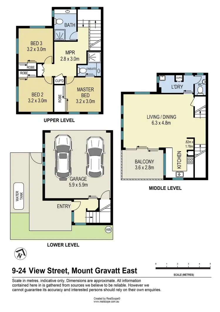 Floorplan of Homely townhouse listing, 9/24 View Street, Mount Gravatt East QLD 4122