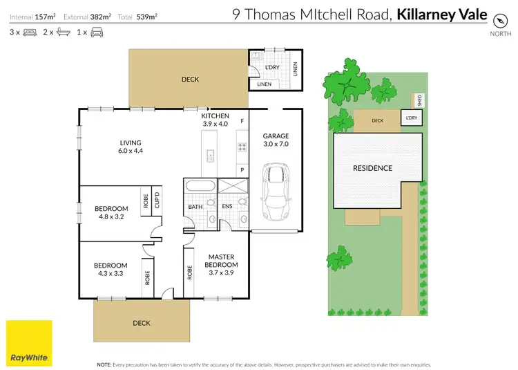 Floorplan of Homely house listing, 9 Thomas Mitchell Road, Killarney Vale NSW 2261