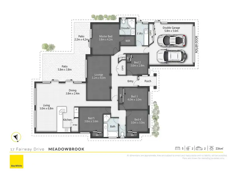 Floorplan of Homely house listing, 17 Fairway Drive, Meadowbrook QLD 4131