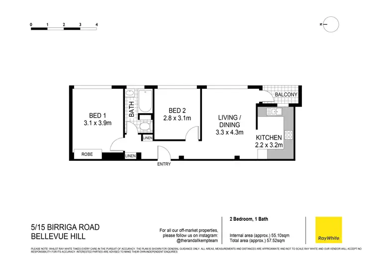 Floorplan of Homely apartment listing, 5/15 Birriga Road, Bellevue Hill NSW 2023