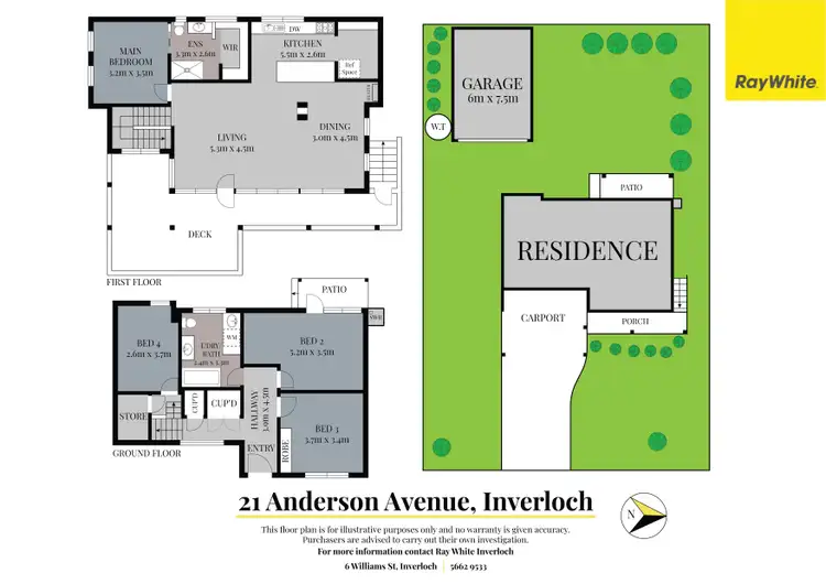 Floorplan of Homely house listing, 21 Anderson Avenue, Inverloch VIC 3996