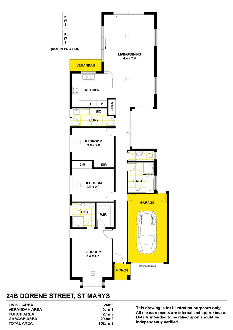 Floorplan of Homely house listing, 24B Dorene Street, St Marys SA 5042