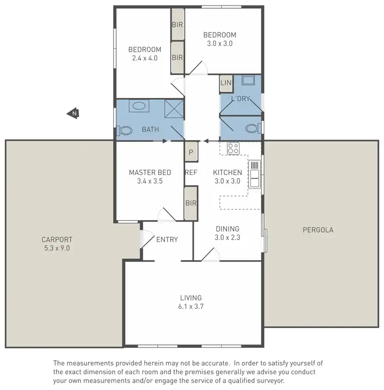 Floorplan of Homely house listing, 3 Hotham Crescent, Hoppers Crossing VIC 3029