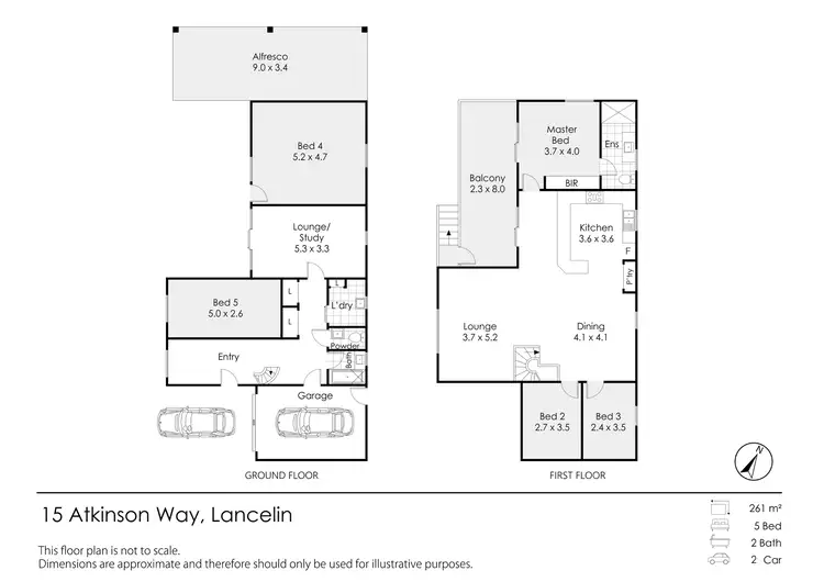 Floorplan of Homely house listing, 15 Atkinson Way, Lancelin WA 6044