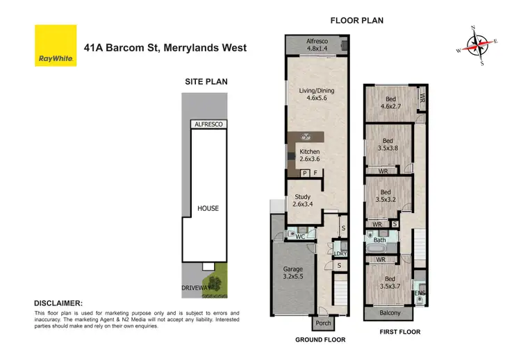 Floorplan of Homely house listing, 41A Barcom Street, Merrylands NSW 2160
