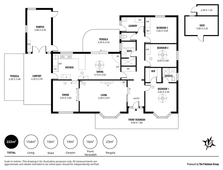 Floorplan of Homely house listing, 11 Keats Grove, Fulham Gardens SA 5024