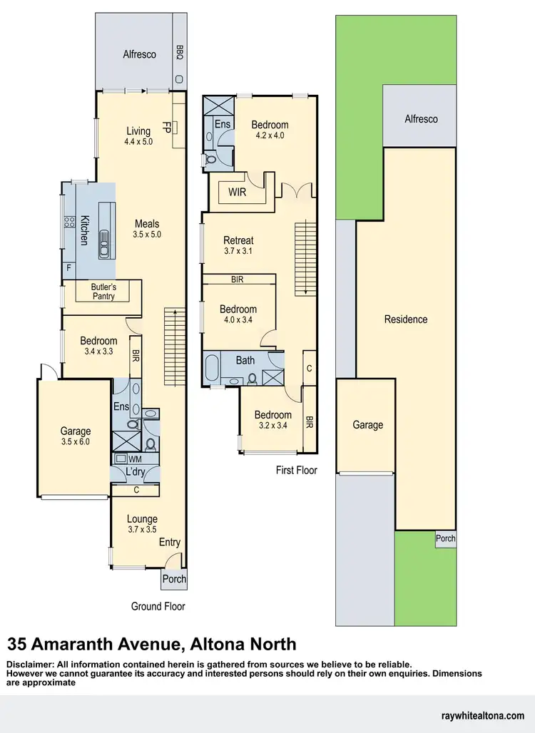 Floorplan of Homely townhouse listing, 35 Amaranth Avenue, Altona North VIC 3025