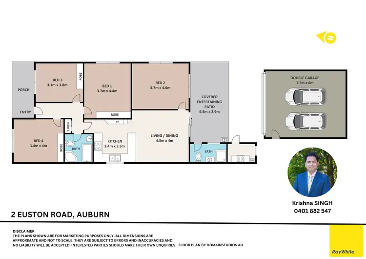 Floorplan of Homely house listing, 2 EUSTON Road, Auburn NSW 2144