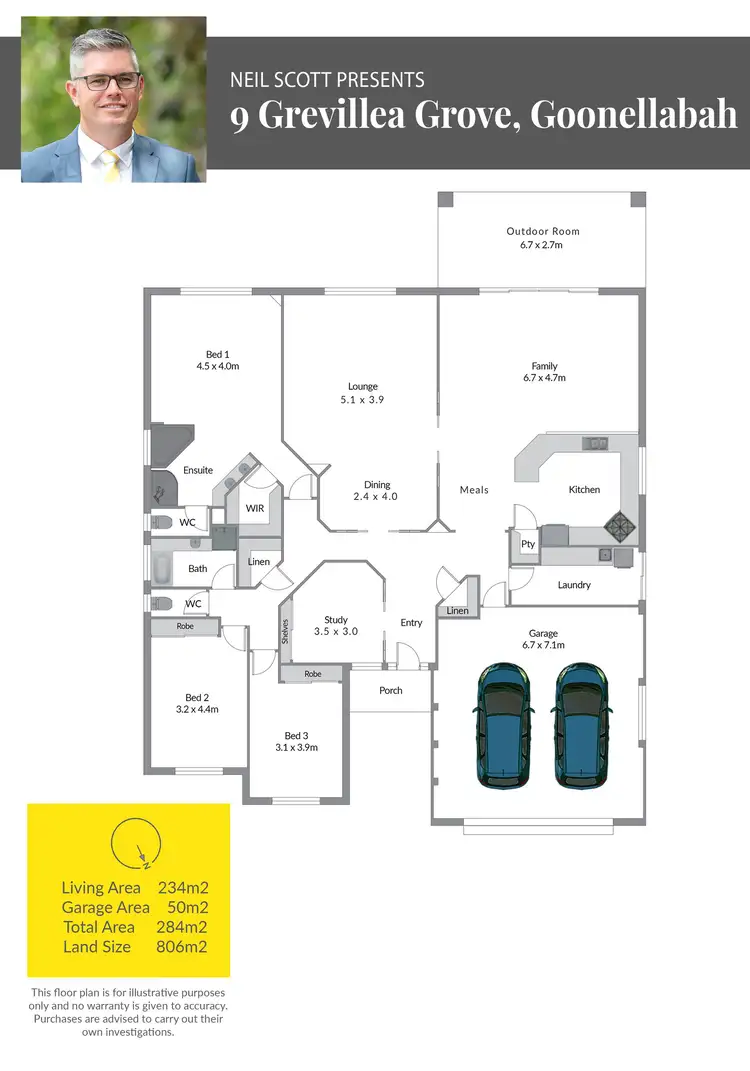 Floorplan of Homely house listing, 9 Grevillea Grove, Goonellabah NSW 2480