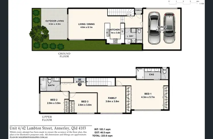 Floorplan of Homely townhouse listing, 4/42 Lambton Street, Annerley QLD 4103