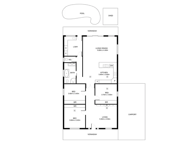 Floorplan of Homely house listing, 26 Milner Road, Hilton SA 5033