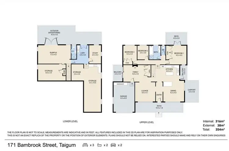 Floorplan of Homely house listing, 171 Bambrook Street, Taigum QLD 4018
