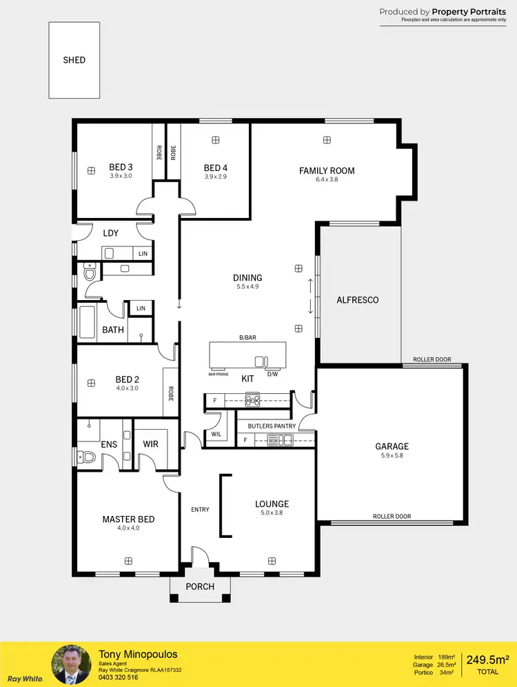 Floorplan of Homely other listing, 3 Boucaut Avenue, Blakeview SA 5114