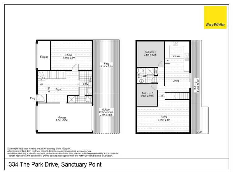 Floorplan of Homely house listing, 334 The Park Drive, Sanctuary Point NSW 2540