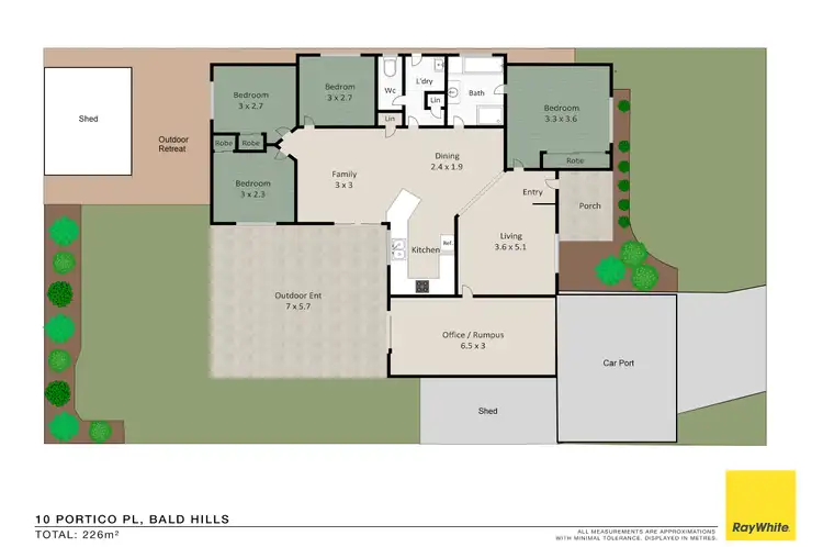 Floorplan of Homely house listing, 10 Portico Place, Bald Hills QLD 4036