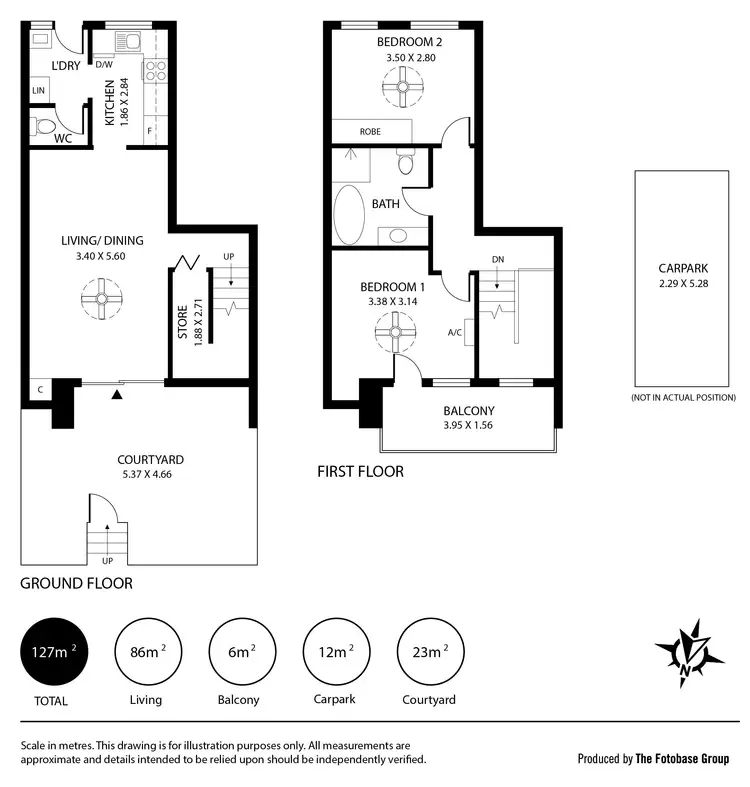 Floorplan of Homely house listing, 6/300 Military Road, Grange SA 5022