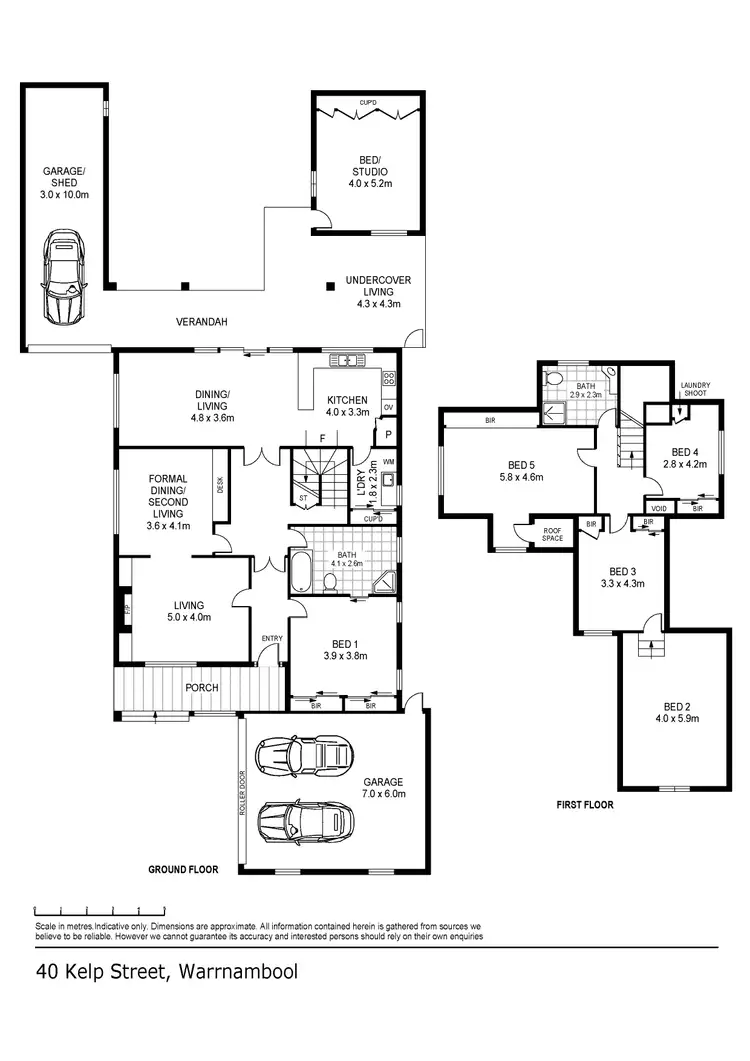 Floorplan of Homely house listing, 40 Kelp Street, Warrnambool VIC 3280